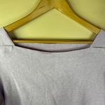 LL Bean‎ Womens Top XL Lavender Pink Square Neck Short Sleeve Cotton Staple Purple Photo 3