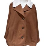 Old Navy NWOT Soft-Brushed Sherpa-Trim Jacket for Women Photo 4