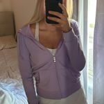 Ambiance Apparel Purple Zip Up Jacket Photo 0