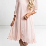 Stevie Hender  Cotton Gauzy Button Front Maxi Dress Photo 0