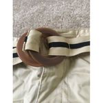 White Stag  Women's Casual Skort Skirt with Attached Shorts Belted Size 14 Khaki Photo 3