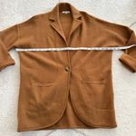 Madewell Tan Saville Sweater Wool Blazer Oversized One-Button Layering Sz XS Photo 5
