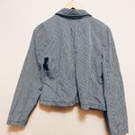 Mossimo Supply Co Mossimo Blue And White Stripe Jacket  Photo 2