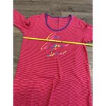 Victoria's Secret Pink Stripe Sleepshirt Tunic Dress Purple Trim S Photo 3