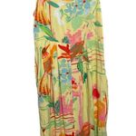 Jams World  Vintage Yellow Parrot Midi Janice Dress Size Small Photo 1