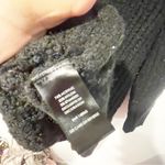 Torrid  Plus Size 1X Raglan Hoodie Sweater Deep Black Embroidered Star and Belt Photo 5