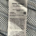 VERO MODA  Navy Printed 3/4 Sleeve Surplice Neckline Tie Wrap Dress Medium Photo 7