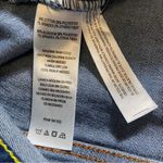 DKNY 5- Pocket Denim Mini Skirt Finished Raw Hem Size 12 Photo 8