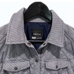 Marmot  Riley Women's Quilted Snap Front Shirt Jacket Blue Gray Size Small Photo 2