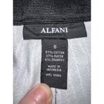 Alfani  Black White Pull-On Tummy Control Ankle Pants Women's Size 8 Stretch Photo 10