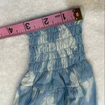 Palmacea Blue and White Floral Swimwear Resort Coverup with Flowing Design Size XS Photo 8