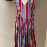 Vintage 90s Mr Witt Witt’s End Floral 90s Grunge Sleeveless Dress, Size Large Blue Photo 0