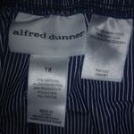 Alfred Dunner  16 Navy White Striped Pants Photo 7