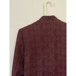 Chico's NEW  Womens Burgundy & Gold Structured Blazer Jacket‎ size small Workwear Photo 9