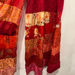 Kathmandu Imports Bohemian Patchwork Wide Leg Pants- Red and Orange Size S-XL by Kathmandu  Photo 1