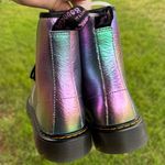 Dr. Martens NEW!  1460 Rainbow Iridescent Leather Boots NWT Size 6 US‎ Women’s Photo 3