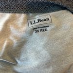 LL‎ Bean Knit Dress Women's Size 3XL Teal Navy Short Sleeve Faux Wrap V Neck Blue Photo 5