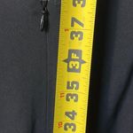 H & M black scalloped trim skater midi dress with adjustable strap sz small Photo 8