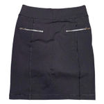 Lululemon ‎ Skirt Women's 4 Black Rocket Pencil Retro Front Zip Pockets Stretch Photo 0