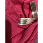 Daily Practice Ribbed Ruched V Neck Midi Dress Hot Pink XSP Size undefined Photo 7