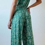 Anthropologie Green Sleep Jumpsuit Womens Size S Photo 1