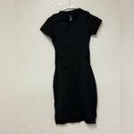 Buffbunny Collection BUFFBUNNY *flawed* Black Fall Freely Fitted Bodycon Dress Size Small Photo 5