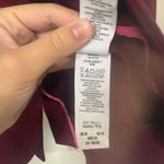 Juicy Couture Maroon Red Blazer Jacket Gold Accents Business Office Casual Med Photo 5