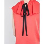 Maje NWT Lierro Ruffle Overlay Rouge Top Size Medium Photo 1