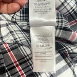 Ralph Lauren Lauren Plaid Non Iron Dress Shirt S White Black Red Blouse Photo 8