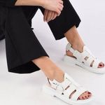NIB Robert Clergerie Ramona Fusherman Sandal in White Size 8 Photo 0