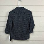 Foxcroft  Black Polka Dot Blouse size 6P NWT Photo 1