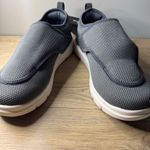 FitVille Slip On Sneakers Mens 10.5 EW Gray Comfort Arch Support Walking Shoes Photo 4