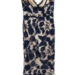 Lulus Lulu’s Alluring Dream Floral Mesh Lace Trumpet Midi navy Dress size Small NEW Photo 7