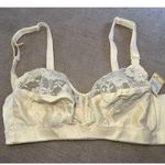 Vintage Mary Jane 34C Floral Lace Soft Cup Bralette Tan NEW Brown Size undefined Photo 0