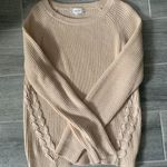 Sweater Knit Tan Photo 0
