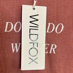 Wildfox Pink Short Sleeve Waffle Knit Crew Neck T-Shirt “I Don’t Do Winter” NWT Photo 4