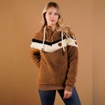 Wanakome  Alicia Sherpa Teddy Hoodie. Size XS Photo 6
