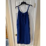 Old Navy sz Small Women’s Tanzanite Blue Sleeveless Shirred Maxi Dress Gauzy Photo 5