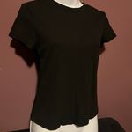 SheIn New Black Ribbed Top Size Medium Photo 2