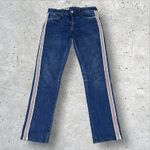 Anthropologie Jeans Womens 28 Pilcro SLIM Boyfriend Crop Aztec Embroidered Photo 3