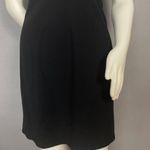 Diane Von Furstenberg  Vicenda Dress Sheath Black US DVF Size 8 Strapless Stretch Photo 3