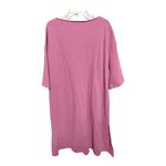 Nap Loungewear Oversized Caftan Dress Pockets Pink One Size Sleep Nightgown Size L Photo 3