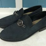 Valerie Stevens Vtg‎  cornflower dusty blue loafers with medallion women’s size 8 Photo 0