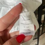 Veronica Beard  blouse Pima cotton tee short sleeve ruffles embroidered eyelet Photo 3