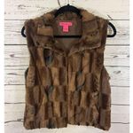 Betsey Johnson  Faux Fur Vest Size Medium Photo 1