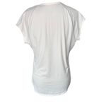 Nike Womens Dri Fit White V-Neck Performance T-shirt Size Large Photo 5