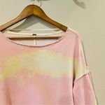 Free People Feels Right Tie Dye Sweatshirt in Tulip Photo 5