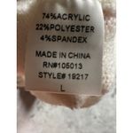 Andree by Unit Star Print Sweater Color Block Pullover Knit Top Womens Size L Photo 6