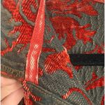 Vintage Produce Company Women's Red Brocade Burnout Jacket Size Medium Goth Photo 12