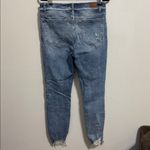 Judy Blue  Light Wash Distressed Hem High Rise Skinny Fit Jeans Size 13/31 Photo 5